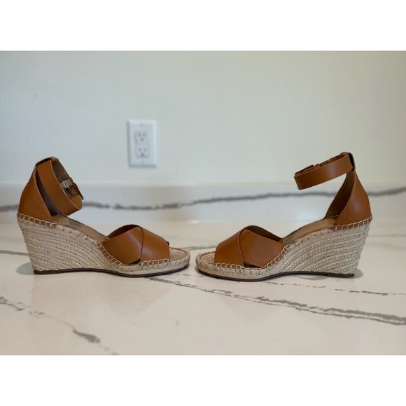 Vince Camuto Espadrille Wedges Taupe Size 9.5 - Picture 11 of 12